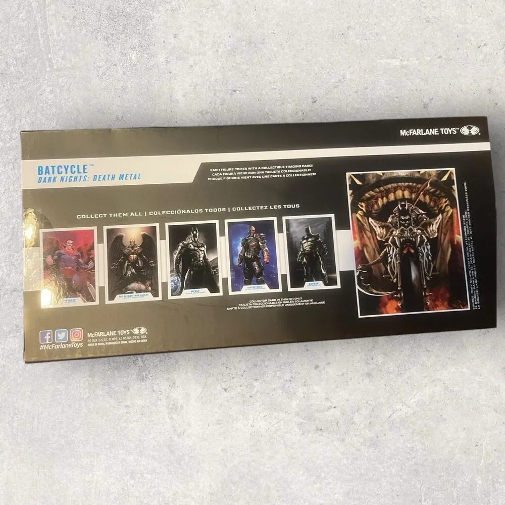 Mcfarlane DC Multiverse Batman Death Metal “Batcycle” NEW in BOX